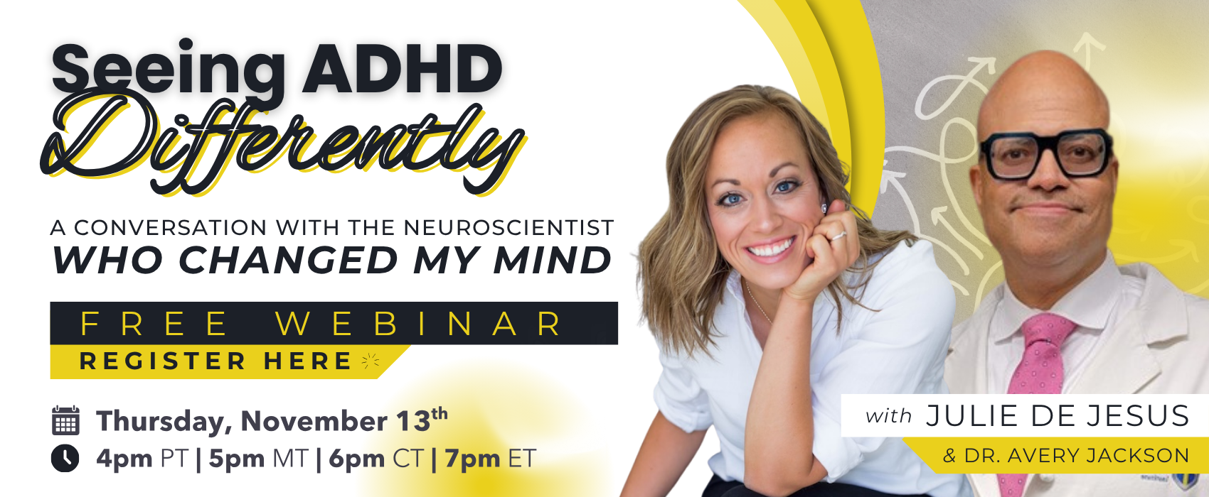 Seeing ADHD Differently Webinar Banner